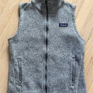 Patagonia Light Gray Fleece Jacket